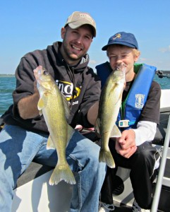 A couple walleye