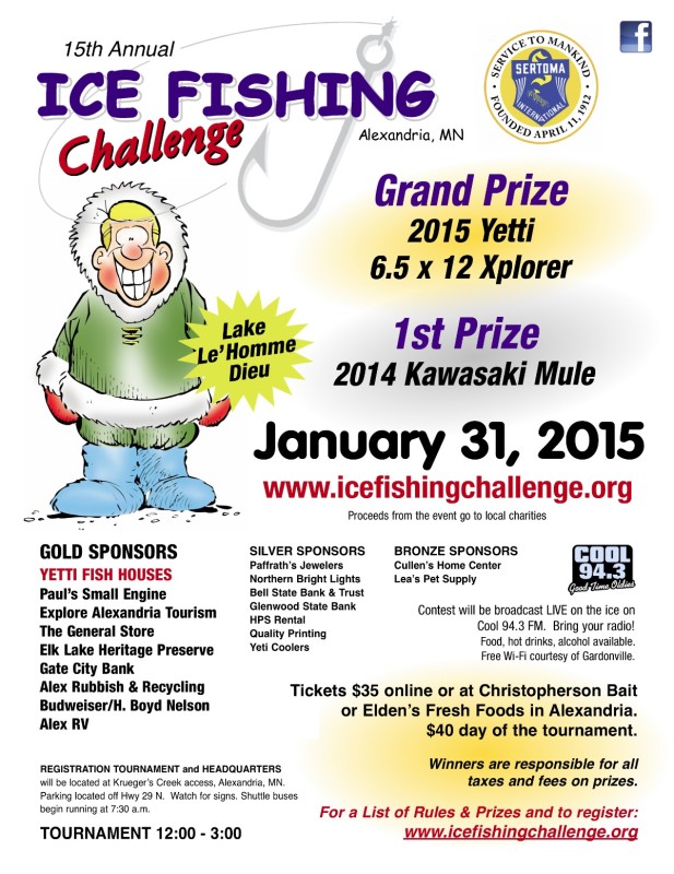 Ice Fishing Challenge 2015 Flyer