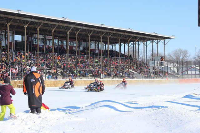 Snowmobile racing