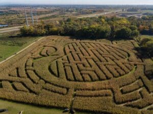 Country Blossom Farm Corn Maze. Photo by John Magnoski