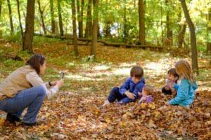 Pile of Leaves. Photo by John Magnoski