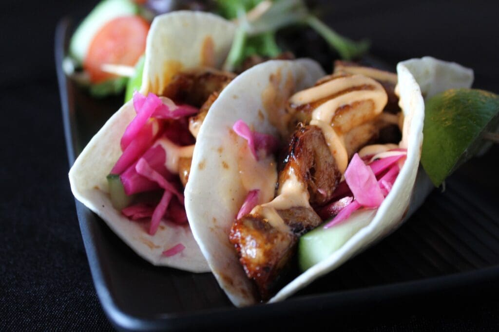205 Grill Pork Belly Tacos