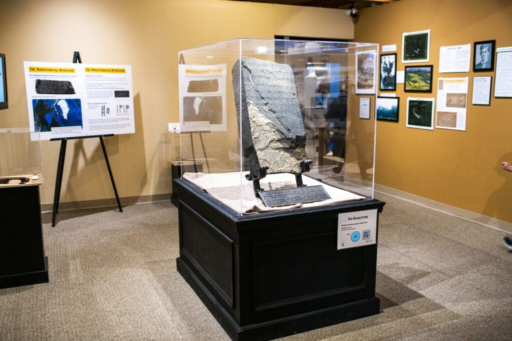 Runestone Museum Kensington Runestone exhibit
