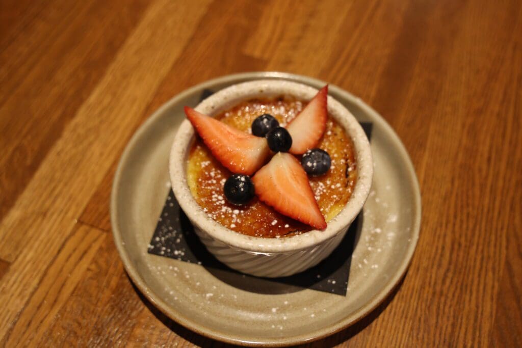 Creme Brulee, Longtrees Woodfire Grill