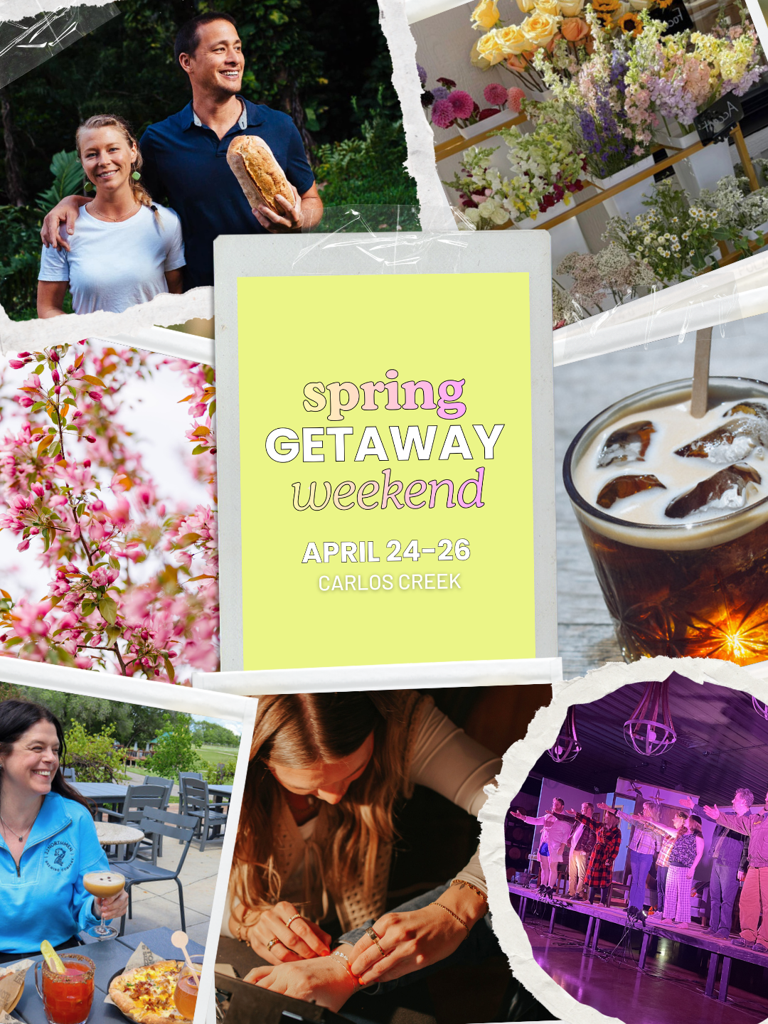 Spring Getaway Weekend at Carlos Creek